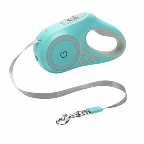 Laisse pour chien rétractable 2 en 1 LED et RVB « Spectrum »