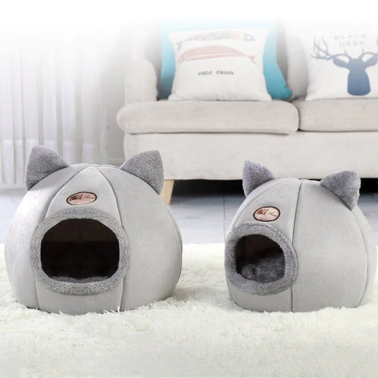 Lit cabane pour animaux 2-en-1 transformable "Lumi"