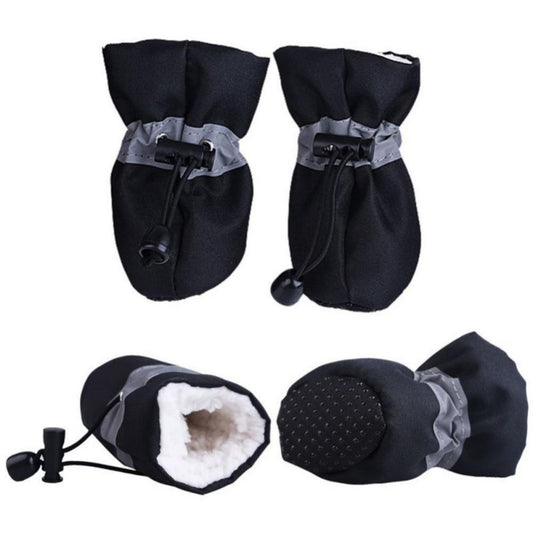 Chaussures d'hiver chaudes antidérapantes "Cozy Paws" pour chien