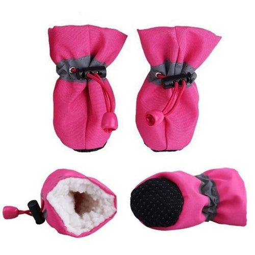 Chaussures d'hiver chaudes antidérapantes "Cozy Paws" pour chien