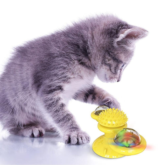 Jouet pour chat interactif "Tournoyer&Briller"