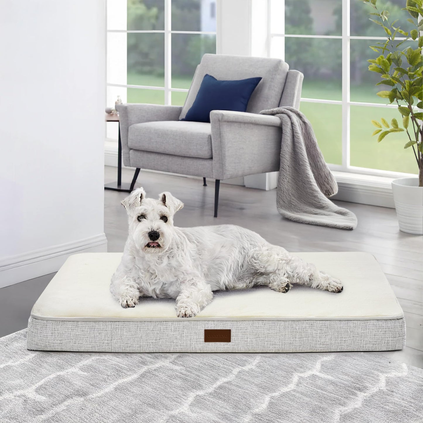 Lit orthopédique apaisant pour animaux de compagnie « CalmCalm »