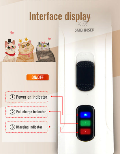 Lime à ongles sans fil pour animaux « QuietPaw » ultra-silencieuse à 2 vitesses