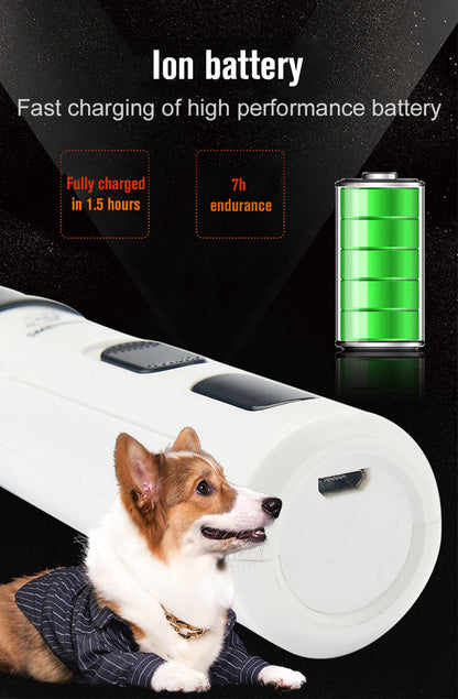 Lime à ongles sans fil pour animaux « QuietPaw » ultra-silencieuse à 2 vitesses