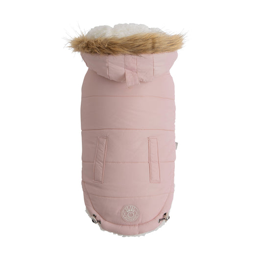 Doudoune chic pour chien - Rose fard