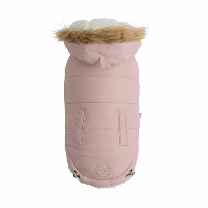 Doudoune chic pour chien - Rose fard