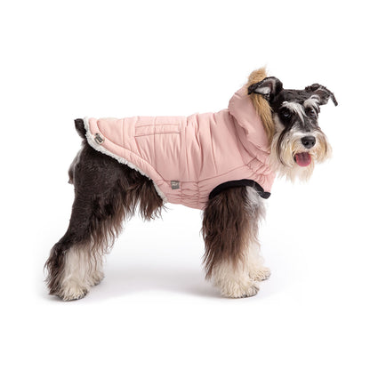 Doudoune chic pour chien - Rose fard