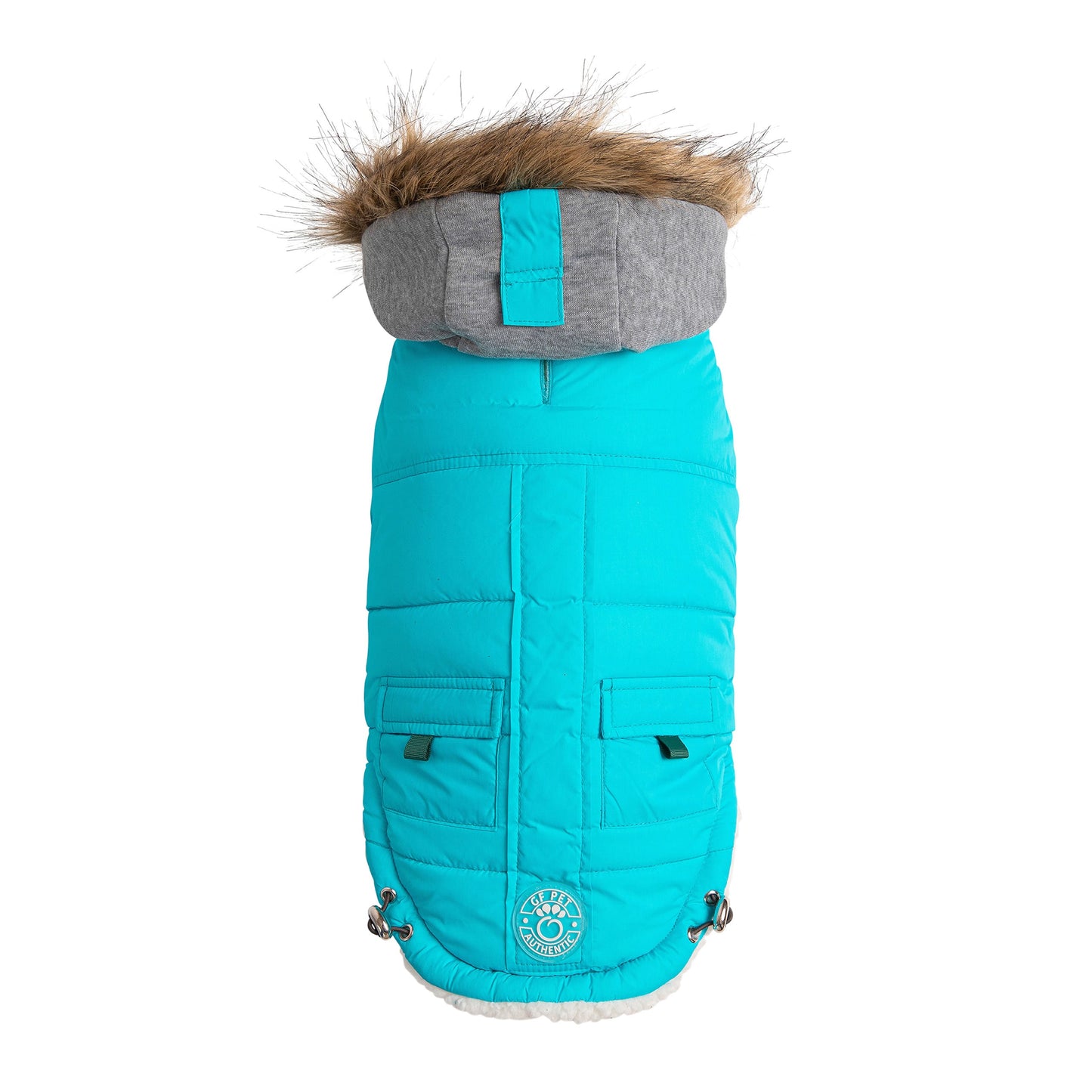 Parka pour chien « Winter Sailor » – bleu aqua