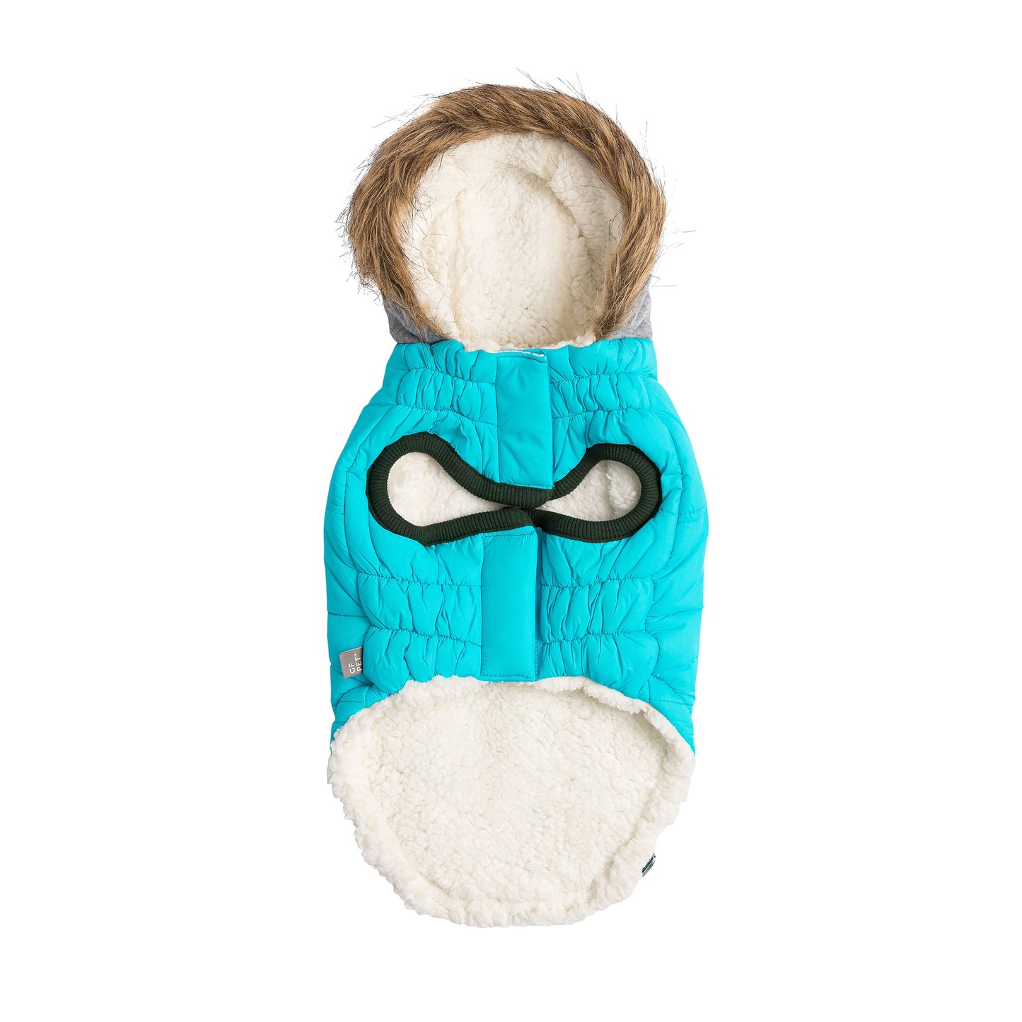 Parka pour chien « Winter Sailor » – bleu aqua