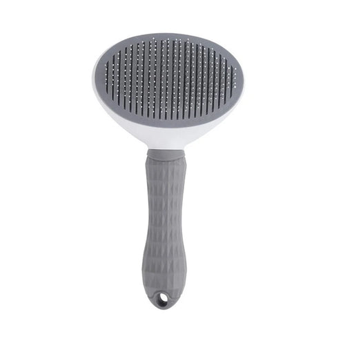 “FurSweep” Self-Cleaning Pet Slicker Brush