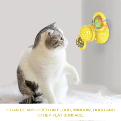 Jouet pour chat interactif "Tournoyer&Briller"