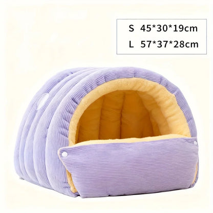 “CloudNest” Warm Cat Cave Bed