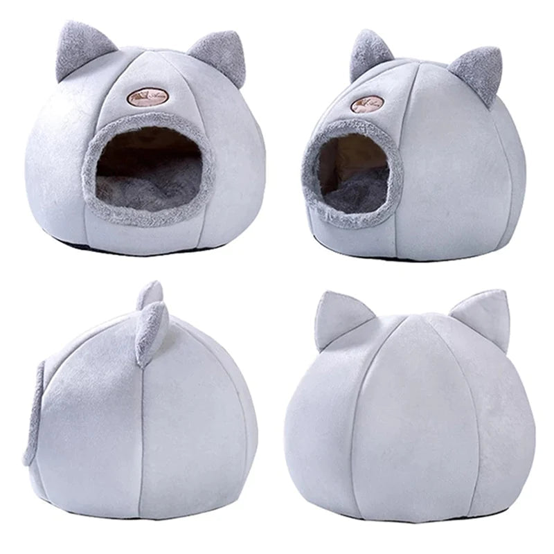 Lit cabane pour animaux 2-en-1 transformable "Lumi"