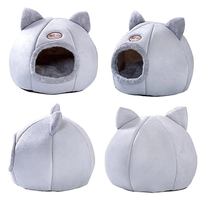 Lit cabane pour animaux 2-en-1 transformable "Lumi"