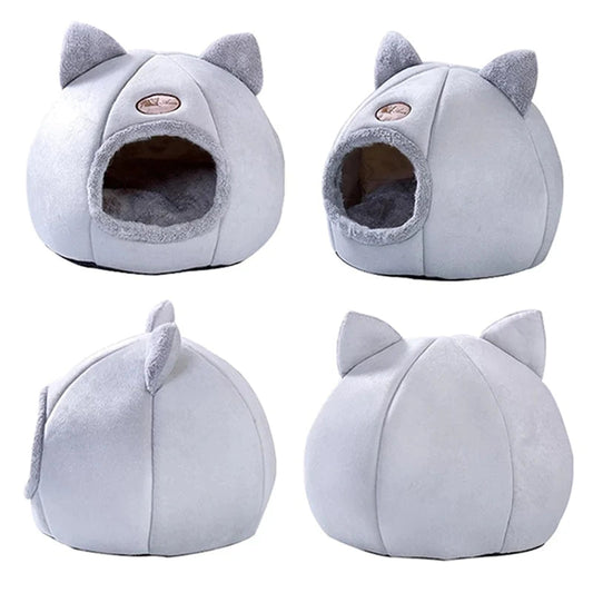 Lit cabane pour animaux 2-en-1 transformable "Lumi"