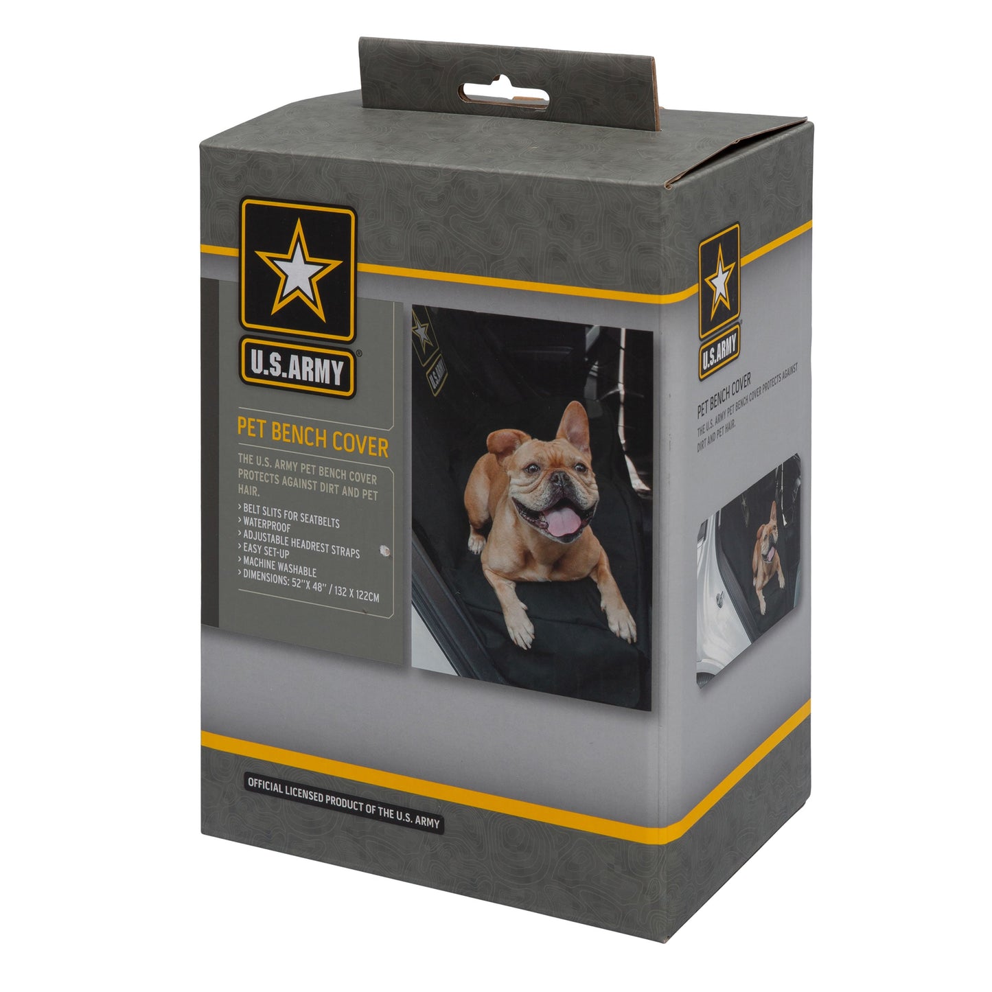 Housse de siège de voiture pour animaux de compagnie officielle US Army®