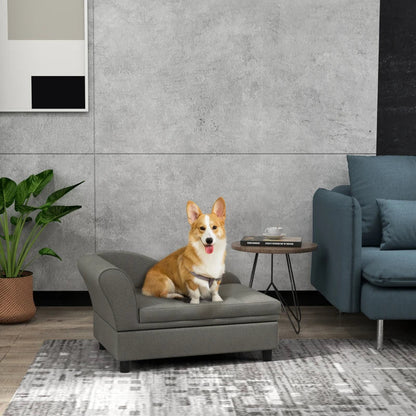 Canapé pour animaux de compagnie "Linge de Luxe" avec rangement dissimulé