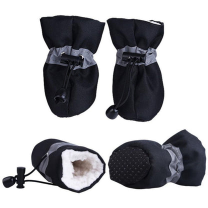 Chaussures d'hiver chaudes antidérapantes "Cozy Paws" pour chien