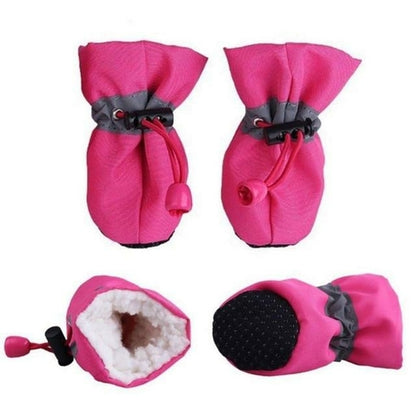 Chaussures d'hiver chaudes antidérapantes "Cozy Paws" pour chien