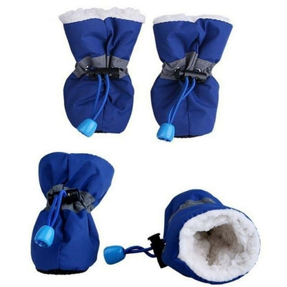 Chaussures d'hiver chaudes antidérapantes "Cozy Paws" pour chien