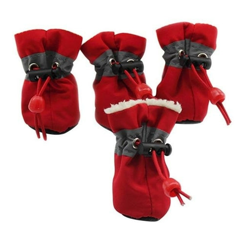 Chaussures d'hiver chaudes antidérapantes "Cozy Paws" pour chien