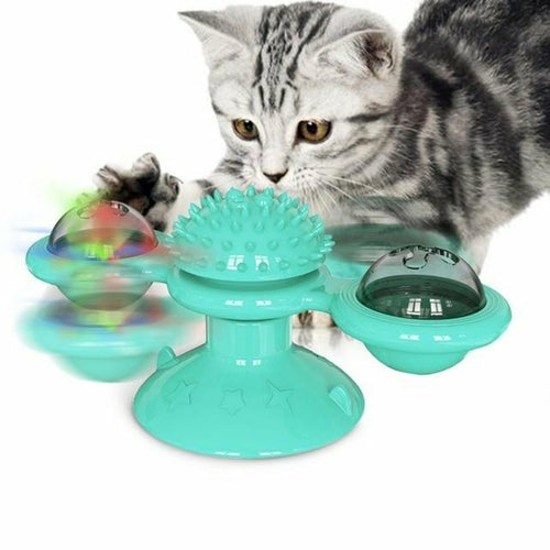 Jouet pour chat interactif "Tournoyer&Briller"