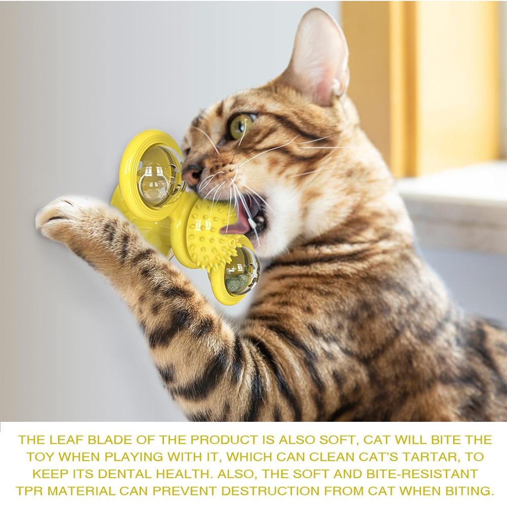 Jouet pour chat interactif "Tournoyer&Briller"